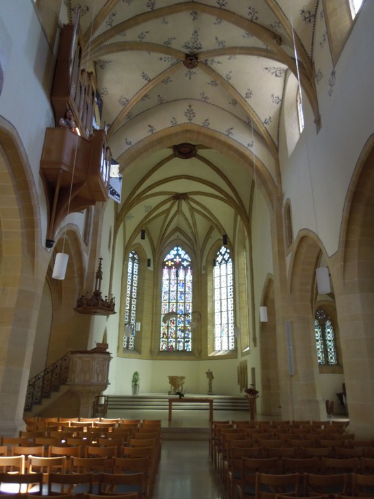 Stadtkirche Biel Innenraum
