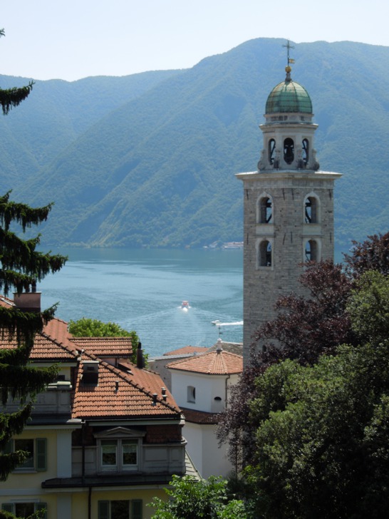 Ausblick vom Bahnhof Lugano