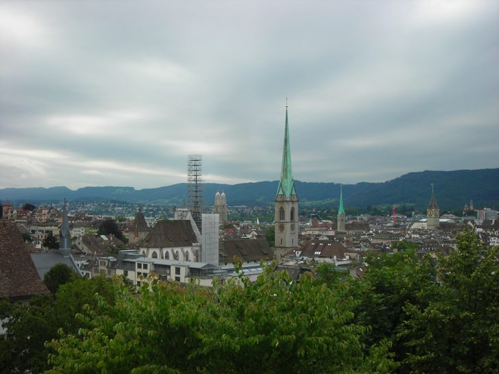 Aussicht von Polyterasse ETH Zürich